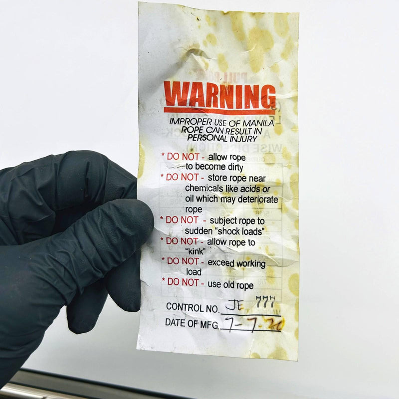 Tytan MN14600 Manila Rope 1/4in X 600ft 3-Strand Twisted 54 lb Load Natural 4