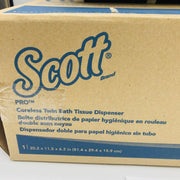 Scott 39731-02 Coreless Twin Bath Tissue Dispenser 20.2 x 11.5 x 6.2in Black 4