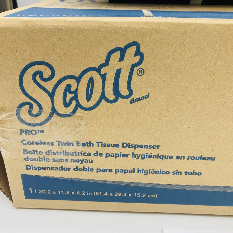 Scott 39731-02 Coreless Twin Bath Tissue Dispenser 20.2 x 11.5 x 6.2in Black 4