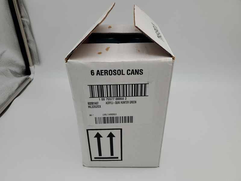 Krylon Enamel Spray Paint Hunter Green 5 Ball Quick Dry K02001A07 Pack of 6 6