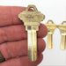5x Schlage 35-102 C Key Blanks Emergency Key 6 Pin Nickel Silver NOS 1