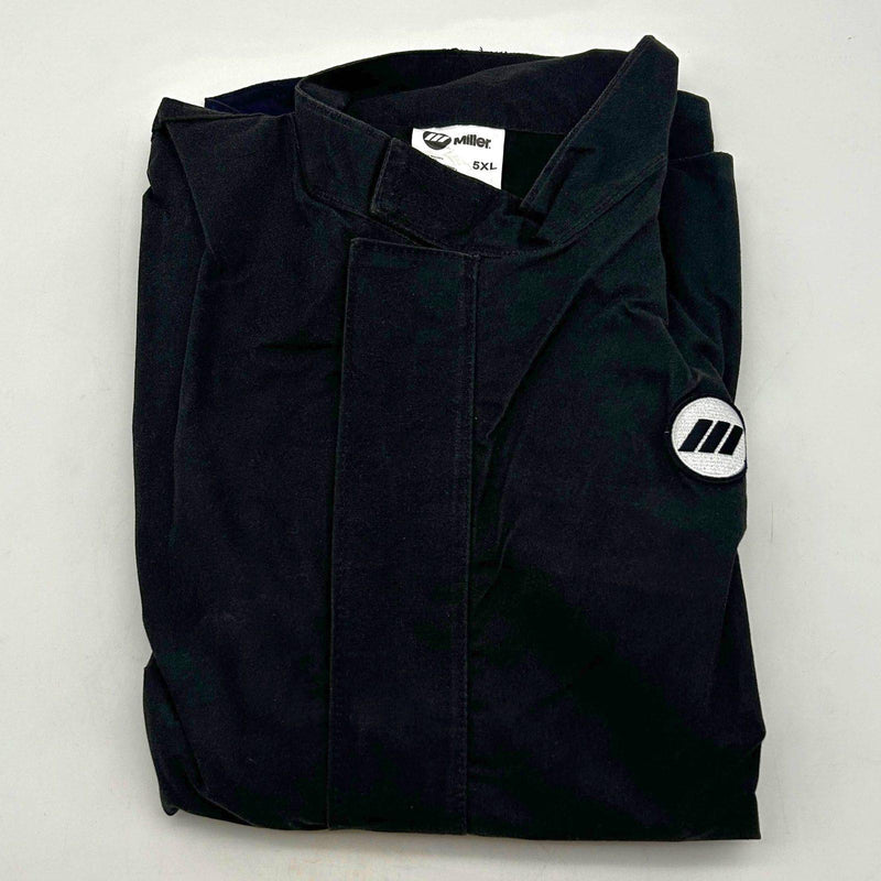 Miller 247121 Welding Jacket Size 5XL WeldX Performance Stand Up Collar Vent Bk 1