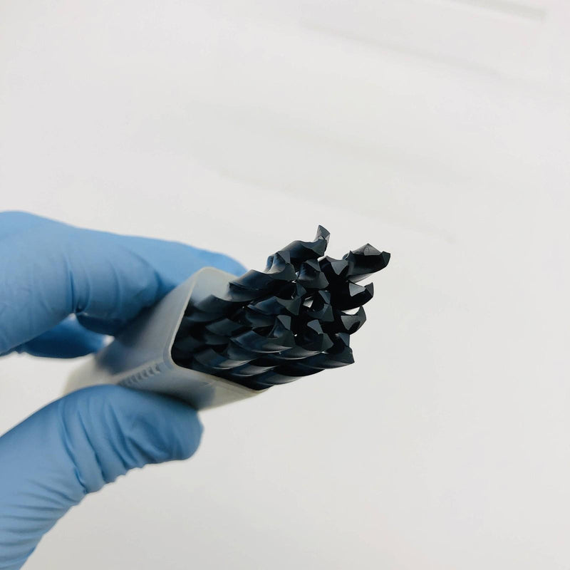 Screw Machine Drill Bit 13/64 HSS 135 Deg Spt Pt Blk Oxide Exactek 1812213 12pk 4