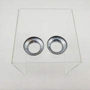 2x Schlage C603-262 Knob Cylinder Sleeves Satin Chrome for D-Series 2