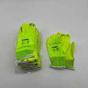 PIP PosiGrip HVY715YNF Cut Resistant Gloves Large Hi-Vis 15 Gauge Yellow 12 Pair 8