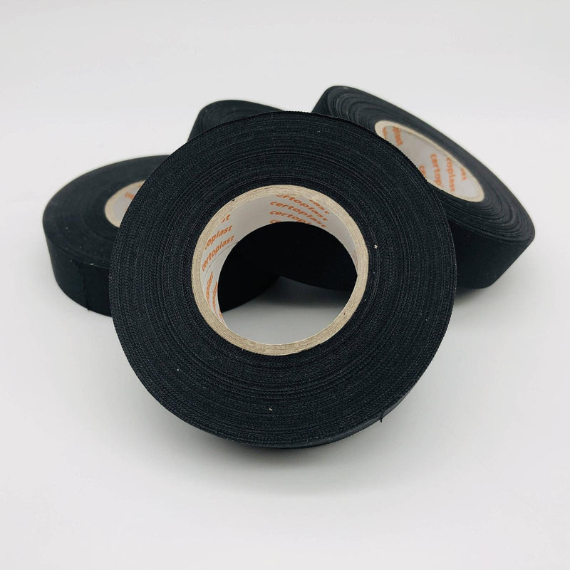 4x Certoplast 514 Pressure-Sensitive Adhesive Tape Fabric 19mmx25m Wiring Cable 6