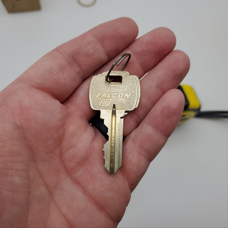 Falcon Mortise Cylinder 2" Length Satin Bronze # 992 E Keyway 7 Pin 9897 Cam USA 7