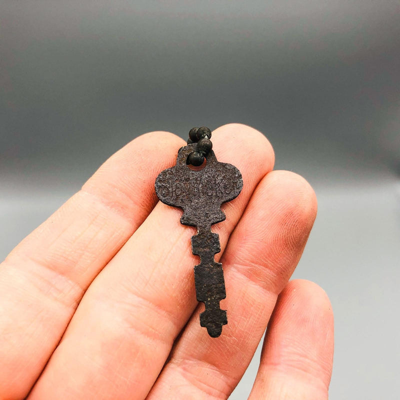 Vintage Slaymaker Padlock Lock and Key Rustless Steampunk Art Deco USA Made Work 8