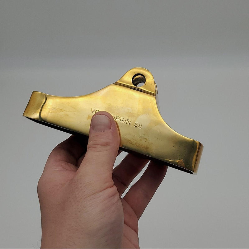 Von Duprin 050437 Rim End Case Polished Brass Hinge Side for 88F Exit Device 4