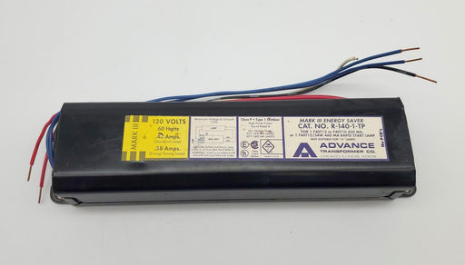 Advance R-140-1-TP Ballast for F40T12 / F40T10 Lamp 120V .43A or .3A8 1