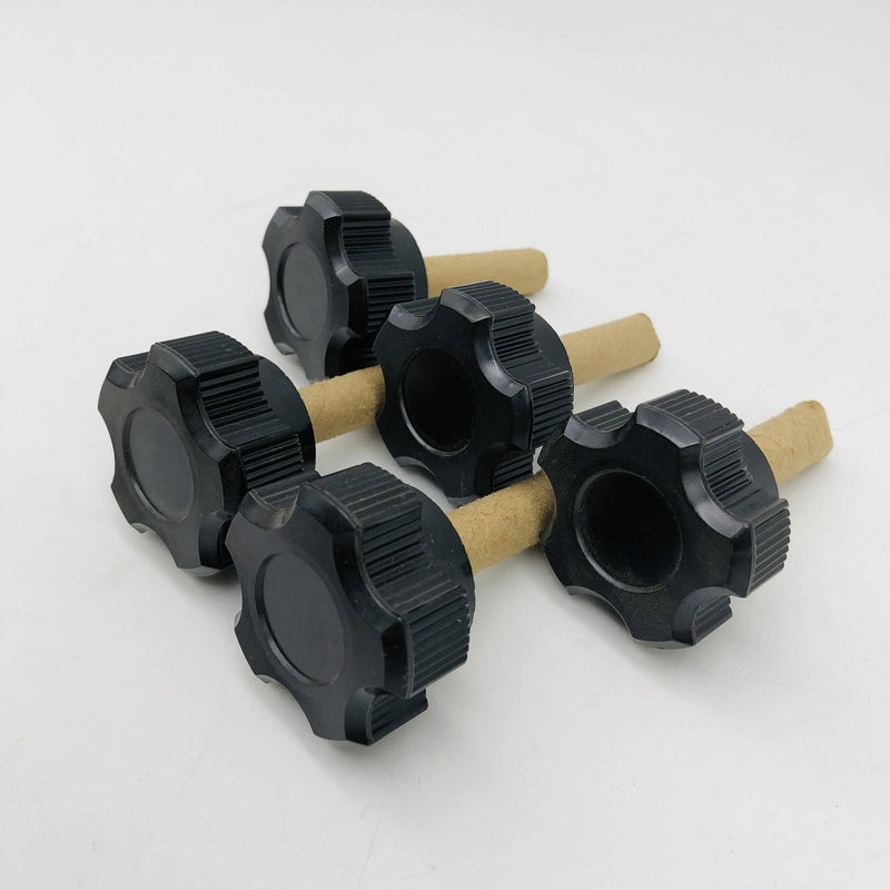 Davies 2870-N Clamping Knob Black Huskey 3/8-16 x 1-1/2 Thermoset Lot of 5 10