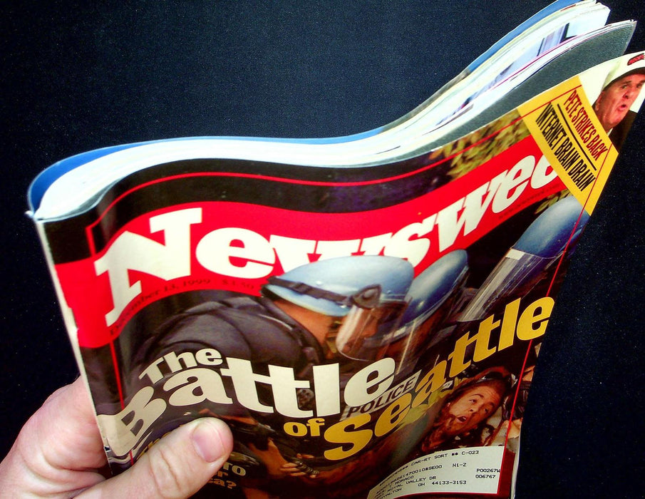 Newsweek Magazine December 13 1999 Seatle Washington Riots Protests World WTO 5