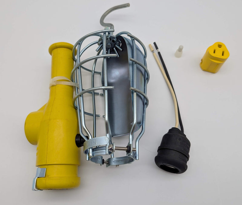 Ericson 944-RS Industrial Hand Lamp w/ Switch & Reflector Guard 125V 15A