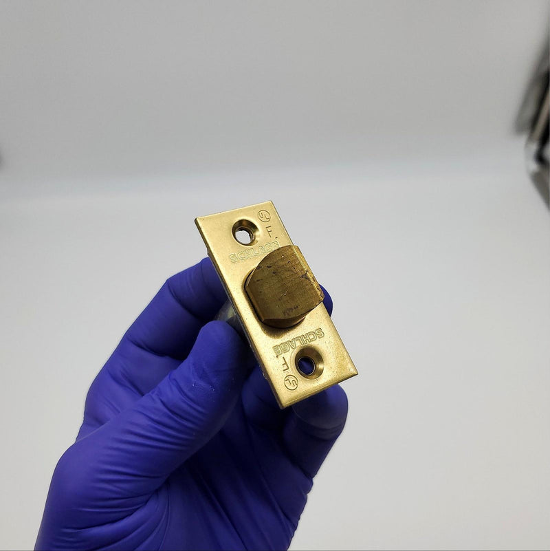 Schlage Door Knob Privacy Lock Antique Brass ORB 2-3/8" Backset A40S 609 7