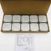 10pk Weidmuller 0342000000 Aluminum Enclosure Empty Housing Klippon K1 3
