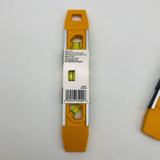 2x Johnson 8500M Torpedo Level Magnetic Aluminum 9" Yellow 2 Levels Per Order 3