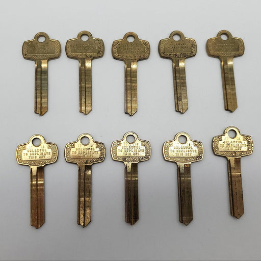 10x ESP 1A1Q1 Key Blanks for Best IC Locks Q Keyway Nickel Silver Dupe Prohibit 2