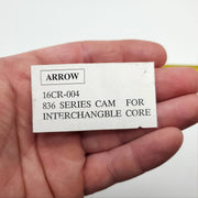 10x 16CR-004 Cams for 836 Series SFIC Mortise Cylinders Satin Brass NOS 5