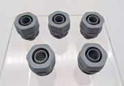 5x LAPP 55501320 Straight Conduit Fittings M16x1.5 Thread 43mm OAL 11mm Opening 1