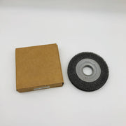 Weiler 06120 Wire Wheel Crimp 8in .014 Stl Fill 2in AH Med Face Clean Deburring 8