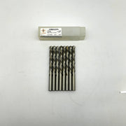 8pk Cle-Line C18419 Jobber Length Drill 1898L 11/32 Left Hand Spiral HSS Bright 7