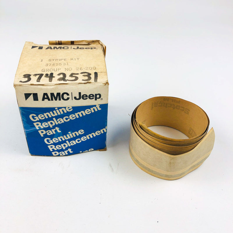 AMC Jeep 3742531 Stripe Kit Decal DR L 1-4U-4 OEM New Old Stock NOS 2