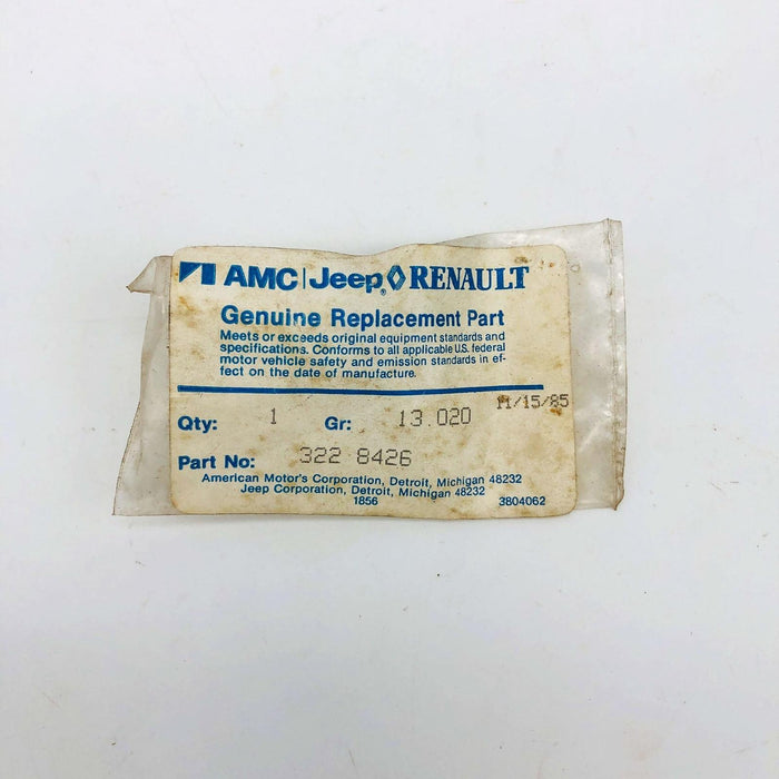 AMC Jeep 3228426 Check Valve for Air Cleaner OEM NOS 81-86 CJ 5-8 Scrm Sealed