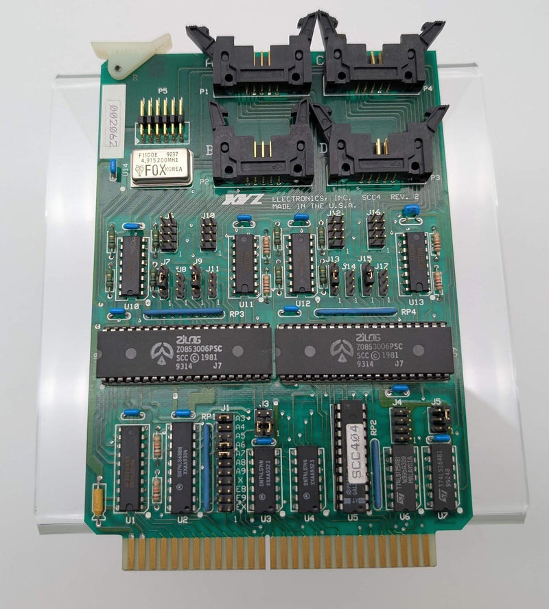 XYZ Electronics F002500059C Serial I/O Board Rev 2 SCC4 OEM PCB 1