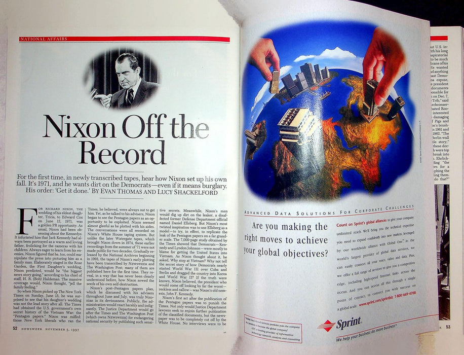 Newsweek Magazine November 3 1997 Richard Nixon Tapes Hubble Telescope Galaxies 4