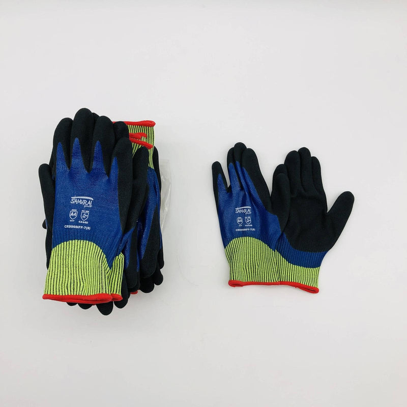 Global Glove CR999MFF Cut Resistant Glove Small Samurai Double Dipped 11 Pairs 8