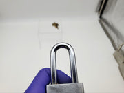 American 5262 Padlock 2-1/8"L x .375"D Shackle 2" Steel Body Rekeyable USA Made 6