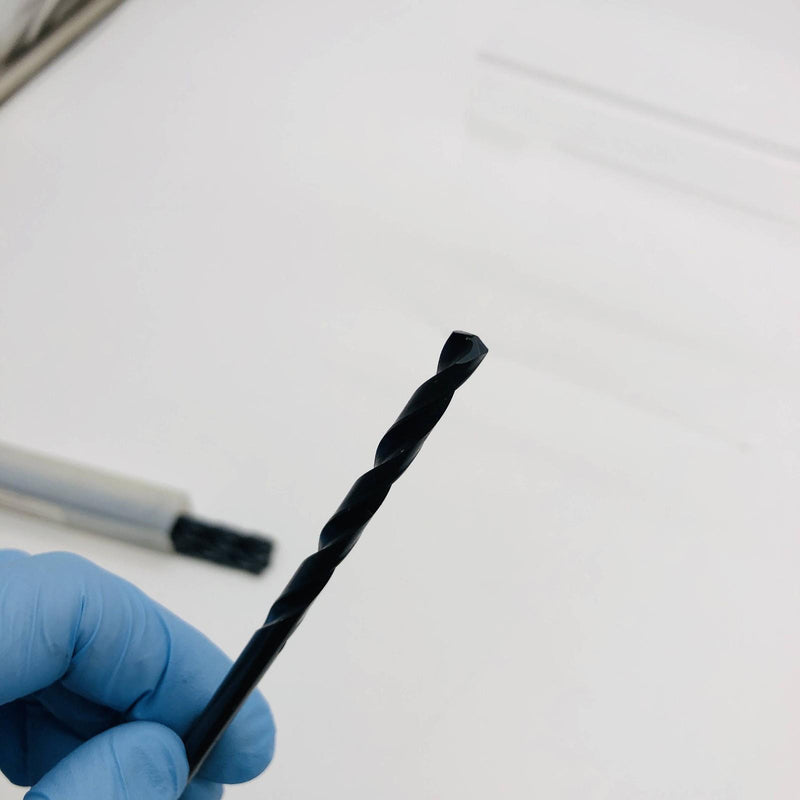 Screw Machine Drill Bit 13/64 HSS 135 Deg Spt Pt Blk Oxide Exactek 1812213 6pk 6