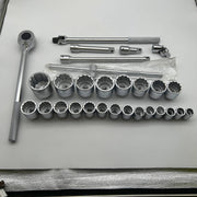 Proto J55104 Socket Set 3/4" Drive 29 Pieces 12 Point SAE Chrome Finish w Case 5