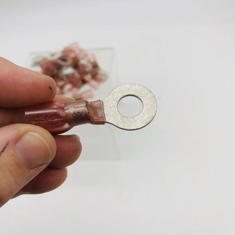 Molex 0191640082 Crimp Terminal Ring Connector 22-18 AWG Perma Seal Lot of 25 4