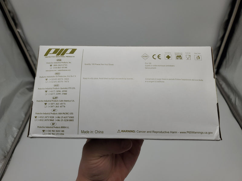 PIP Vinyl Gloves Powder Free Size XL Industrial Grade 3 Mil 64-V3000PF 100 Pack 4