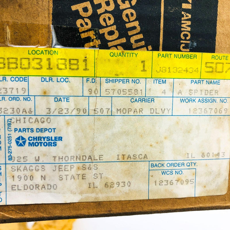 AMC Jeep Mopar J8132434 Spider Universal Tripod Joint OEM New Old Stock NOS