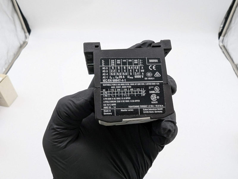 Eaton DILEM-10 XT IEC Mini Contactor XTMC9A10E 208V 9A 3 Pole 2