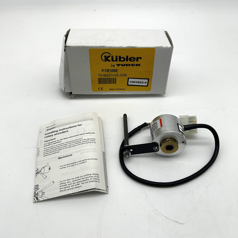 Kubler By Turck K181080 Incremental Encoder T8.3620.542E.2048 Daifuku 1097603-0 10