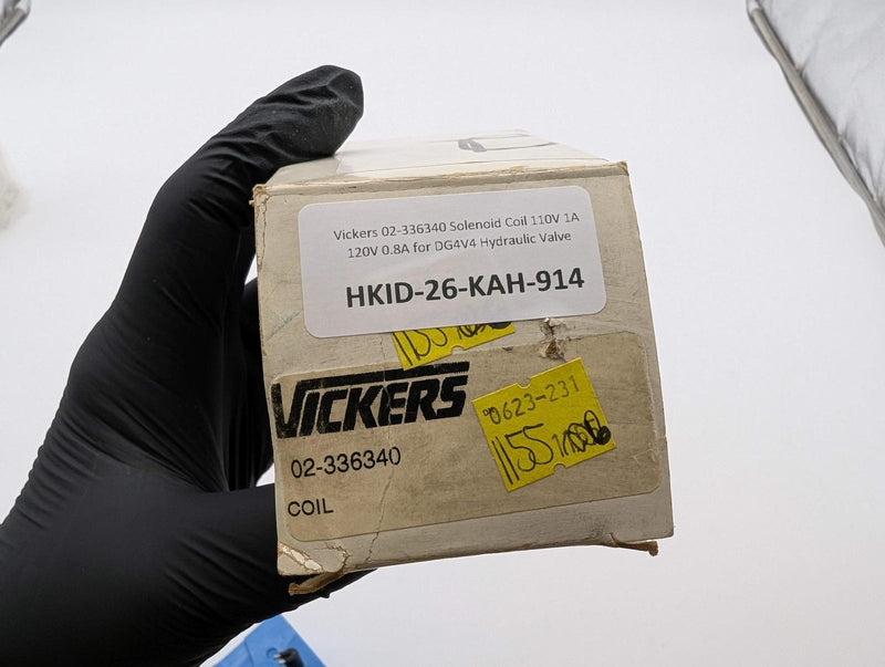 Vickers 02-336340 Solenoid Coil 110V 1A 120V 0.8A for DG4V4 Hydraulic Valve