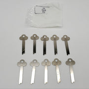 10x Ilco 1370 Key Blanks For Yale Flat Steel 0.050" Thick 0.305" Width NOS 3
