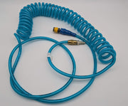 Acumen 3/8" Polybraid Air Hose 25ft 1/2" Push to Connect to 1/4" Hi Cupla Ace 1