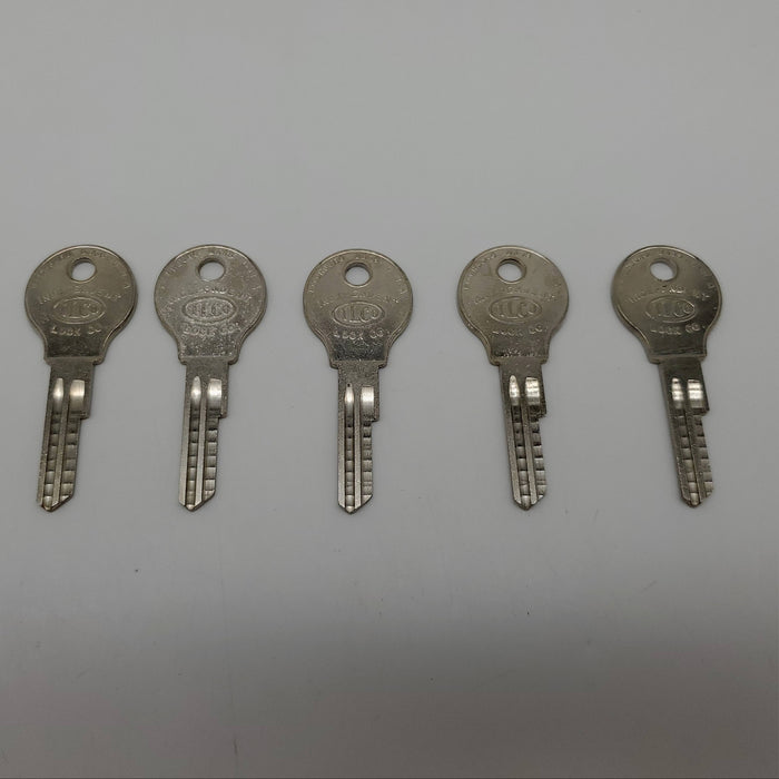 5x Ilco U61VW Key Blanks for Some Volkswagen Porsche Older Models Nickel Plated 3