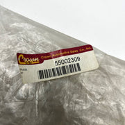 Crown 55002309 Grill Molding Left Plastic Chrome New Old Stock NOS 88-90 Jeep 2