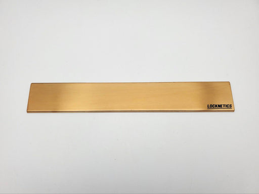 Locknetics 350931 Dress Plate Satin Bronze for 350 Series 12-3/8" X 2" NOS 1