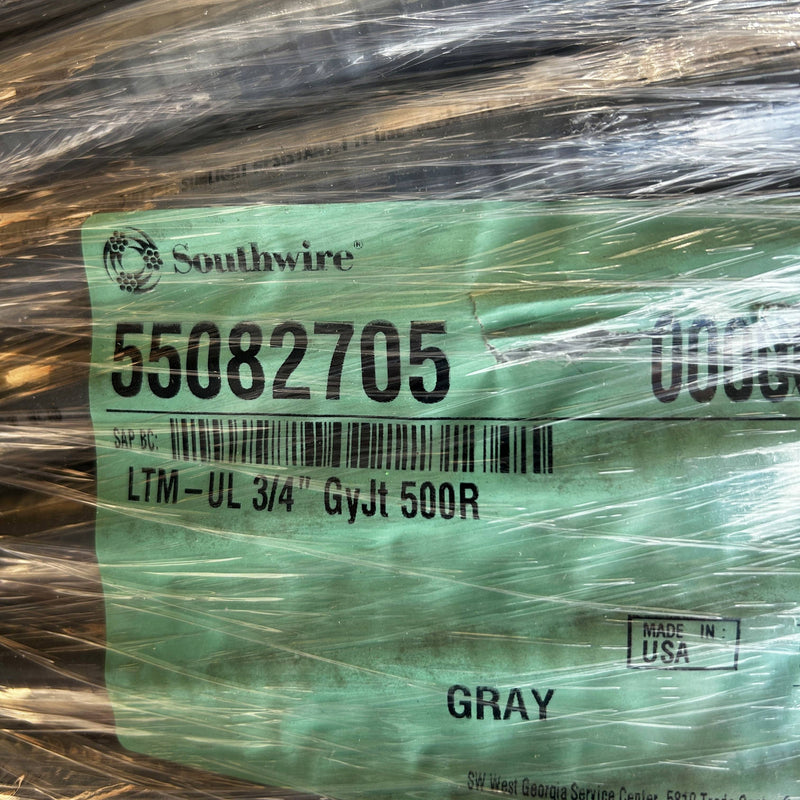 Southwire 55082705 Liquid Tight Flexible Conduit 3/4" Type UL Gray 500ft/Roll