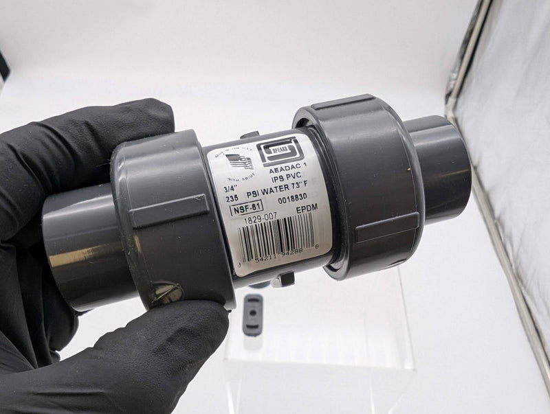 Spears 1829-007 Ball Valve 3/4" True Union PVC Body EPDM Seals 150 PSI 2