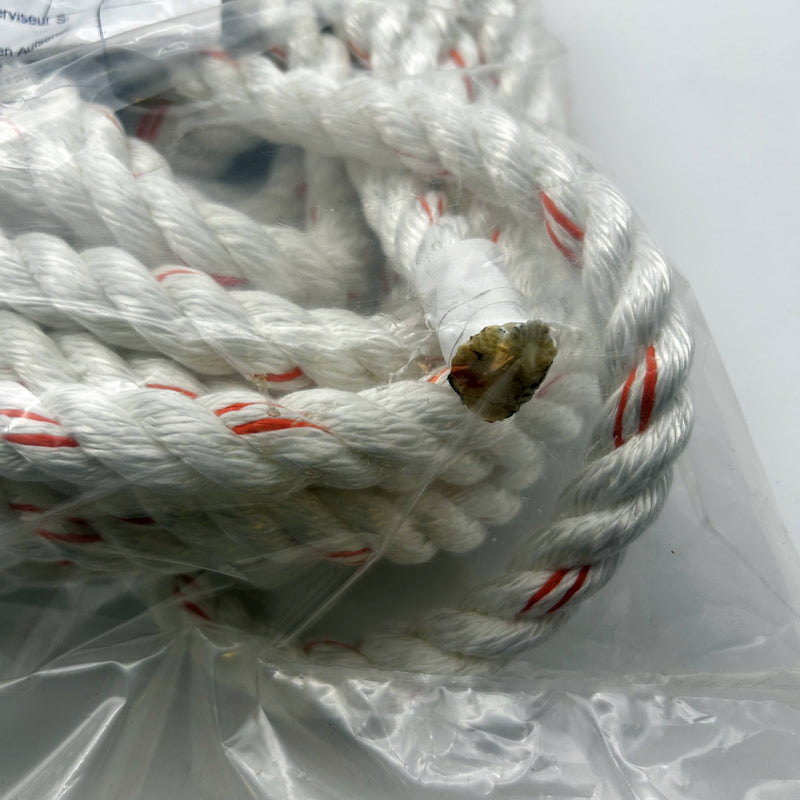 3M DBI-SALA Fall Protection 1202821 Rope Lifeline w Snap Hook 75' 5/8" Taped End
