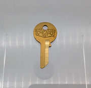 10x Chicago KP6 Key Blanks Solid Brass 4 Pin / Ilco SC1041YR for Cabinet Locks 1