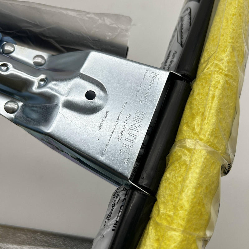 Rubbermaid FG643500BRNZ Steel Roller Sponge Mop w/ Cellulose Sponge Head 6435