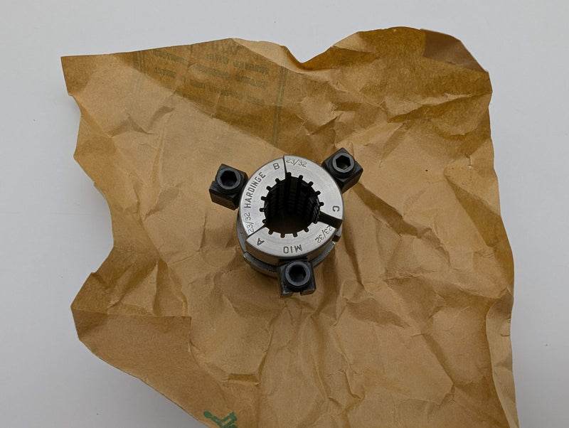 Hardinge M10 23/32" Round Serrated Collet Pads 3-Segment for M10 Collet